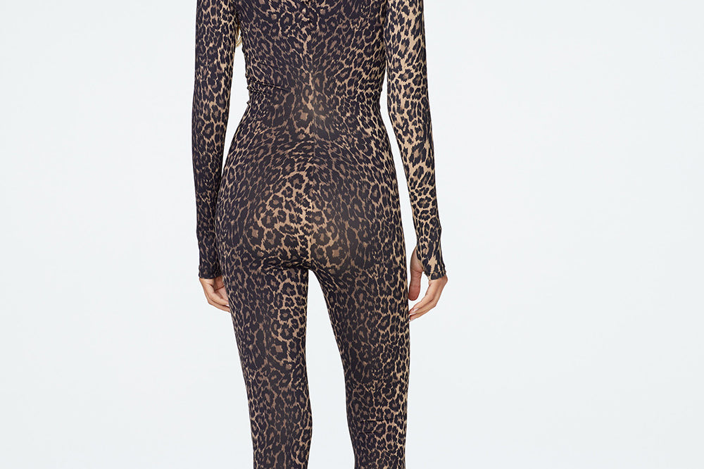 Lois Catsuit in Leopard Back