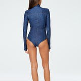 Danielle Bodysuit in Denim Back