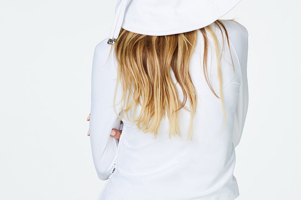 Sienna Hat in White Back