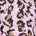 Close up swatch of Watskin Pink Leopard fabric