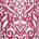 White damask pattern on a pink background