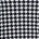 Swatch of Watskin fabric "Houndstooth" in black and white