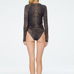 Belle Bikini in Houndstooth Back View