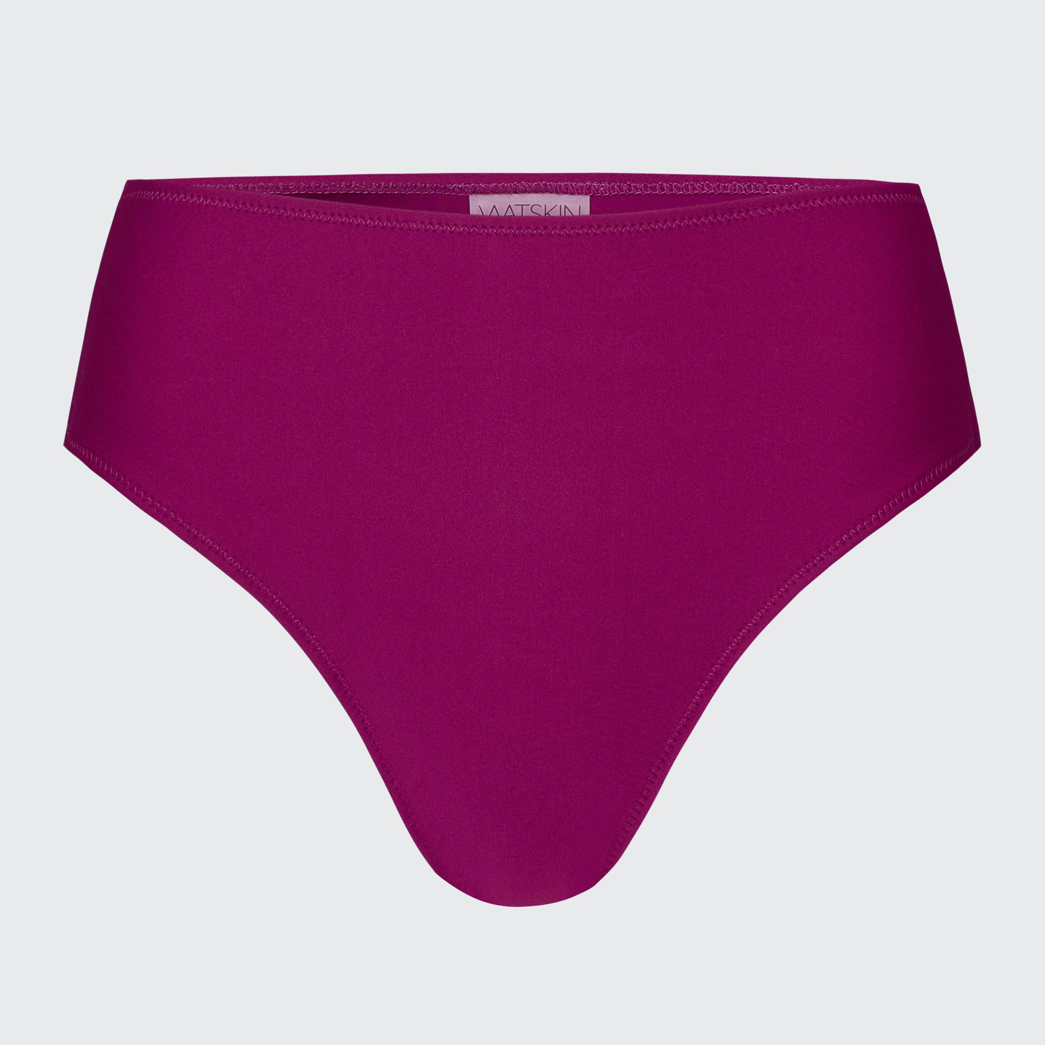 Swim bikini bottom in dark berry.