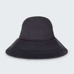 A black sun hat 