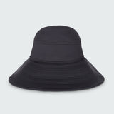A black sun hat 