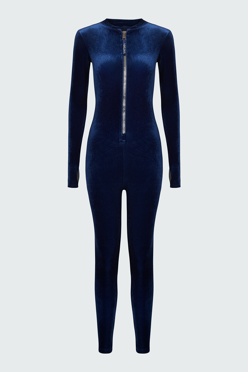 Lois Catsuit In Deep Blue Velvet – WATSKIN