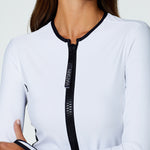 Lou Dress in Black and White Closeup of Front