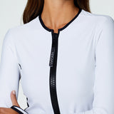 Lou Dress in Black and White Closeup of Front