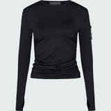 black long-sleeve sun protective tee