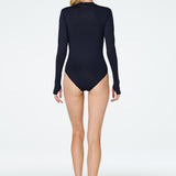 Ryann Bodysuit in Black Back View