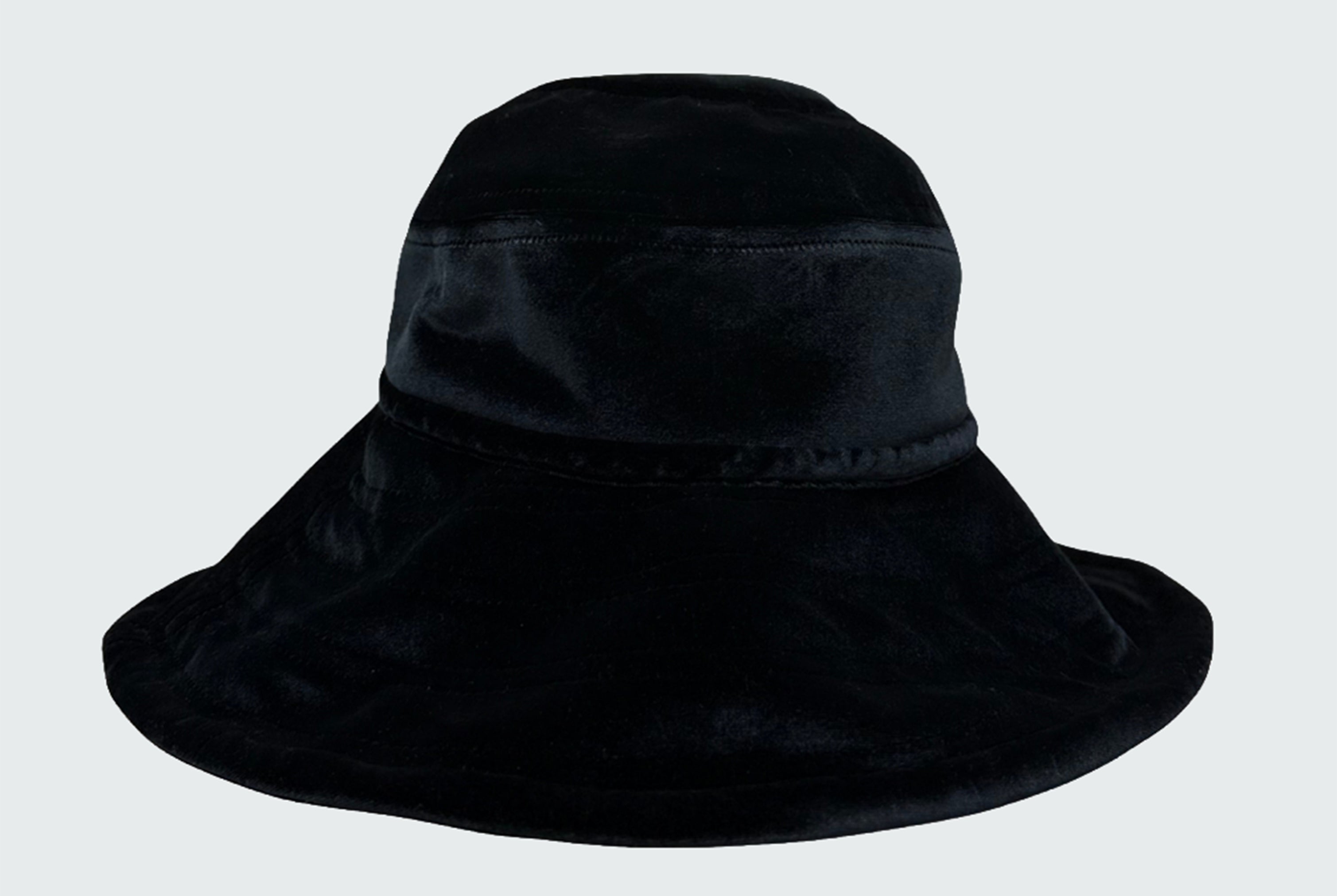 Watskin Sienna velvet sunhat shown against a plain white background