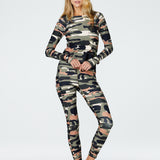 Brynn Legging in Camo Front Angle View
