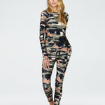 Brynn Legging in Camo Front View