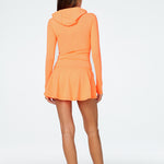 Isabel Tennis Skirt in Orange Back