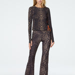 Juliette Palazzo Pant in Leopard