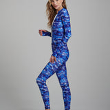 Watskin Lois Catsuit in Tie Dye Left