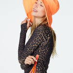 Sienna Hat in Neon Orange