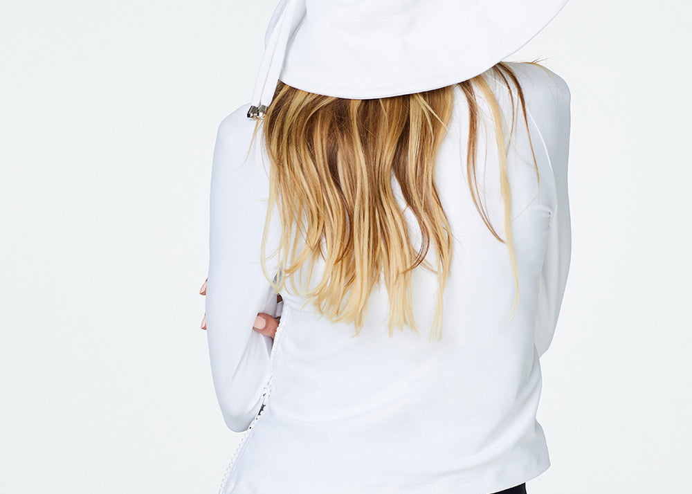 Sienna Hat in White Back