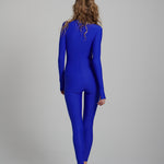 Back VIew of the Watskin Lois Catsuit in Azul Blue