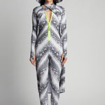 Watskin Lois Catsuit and Sasha Hat in Python